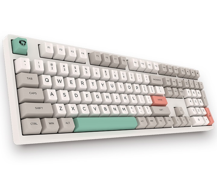 Akko 3108V2 Sailor Moon Gaming Mechanical Keyboard Pink Switch Double Shot Dye Sub PBT Keycaps NKRO Detachable USB Type-C Pink Cat Paw