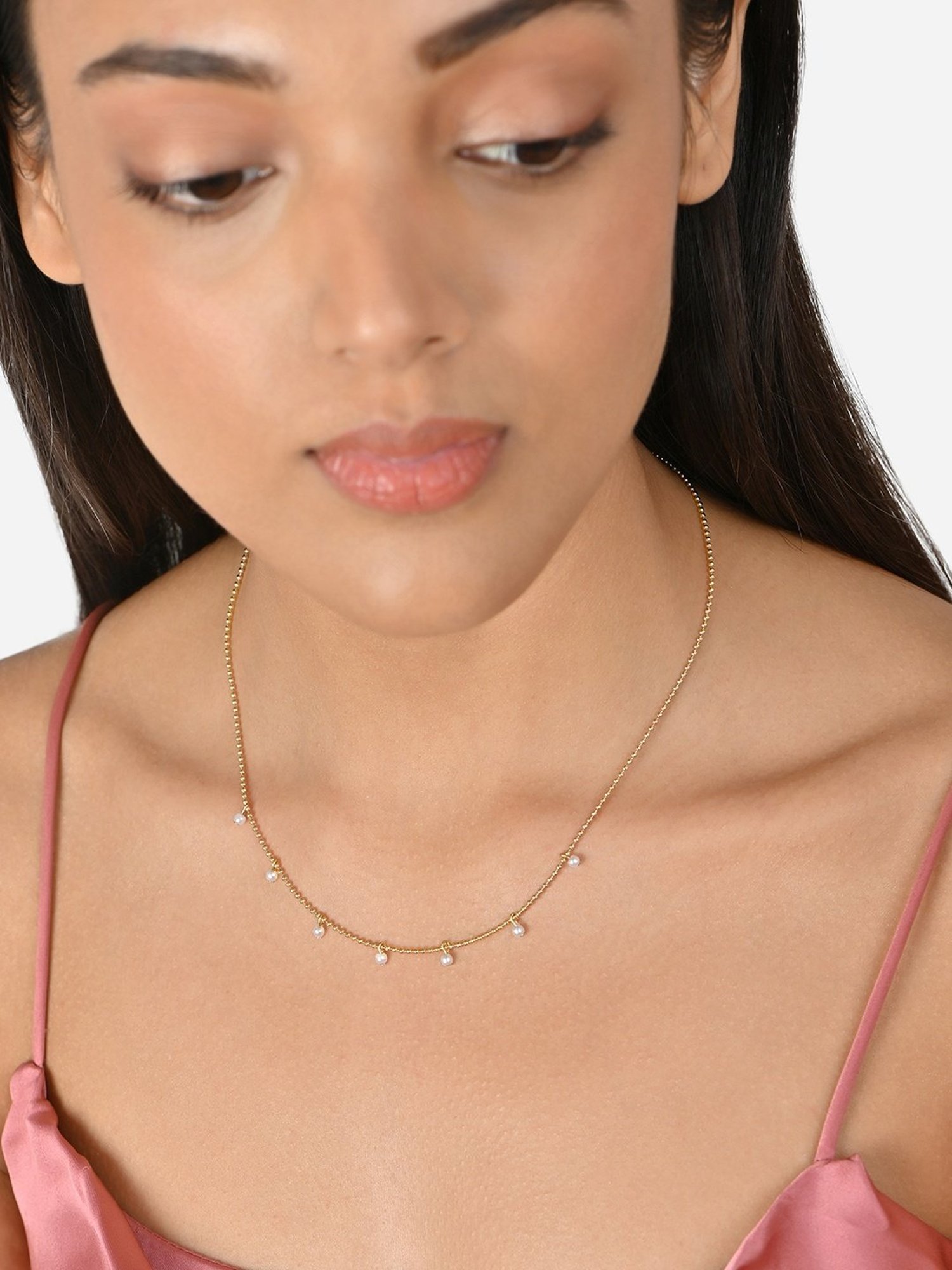 Toniq Gold-Plated Statement Choker Necklace