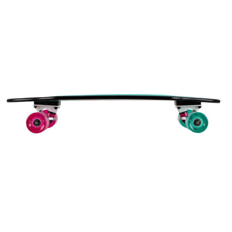 Kryptonics 26" Mini Cutaway Mermaids Cruiser Board - Teal/Pink