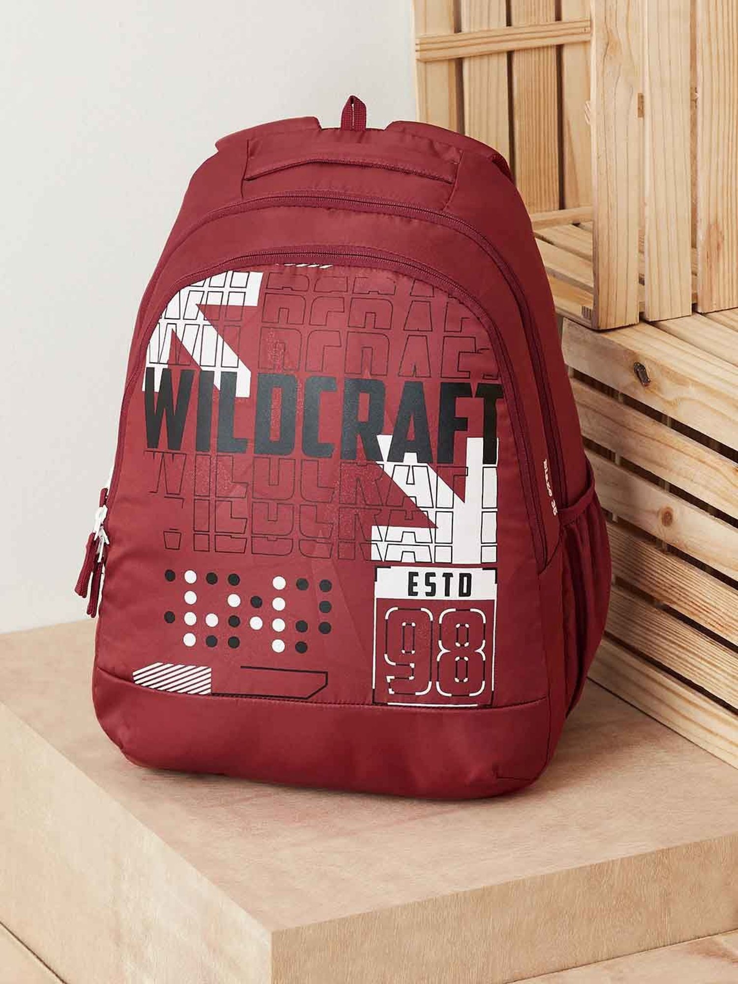 Wildcraft Blaze 35 Red Laptop Backpack