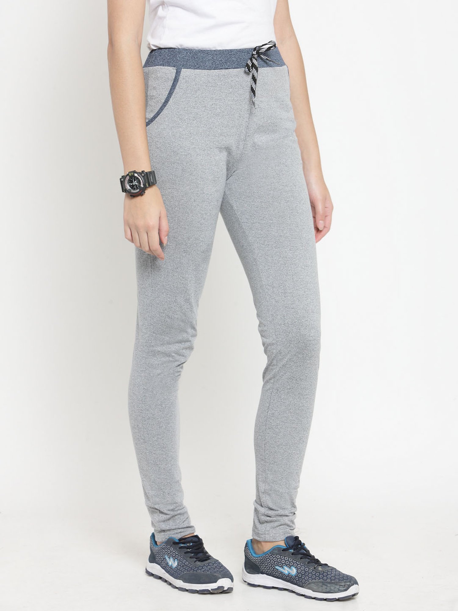 Boston Club Grey Textured Trackpants