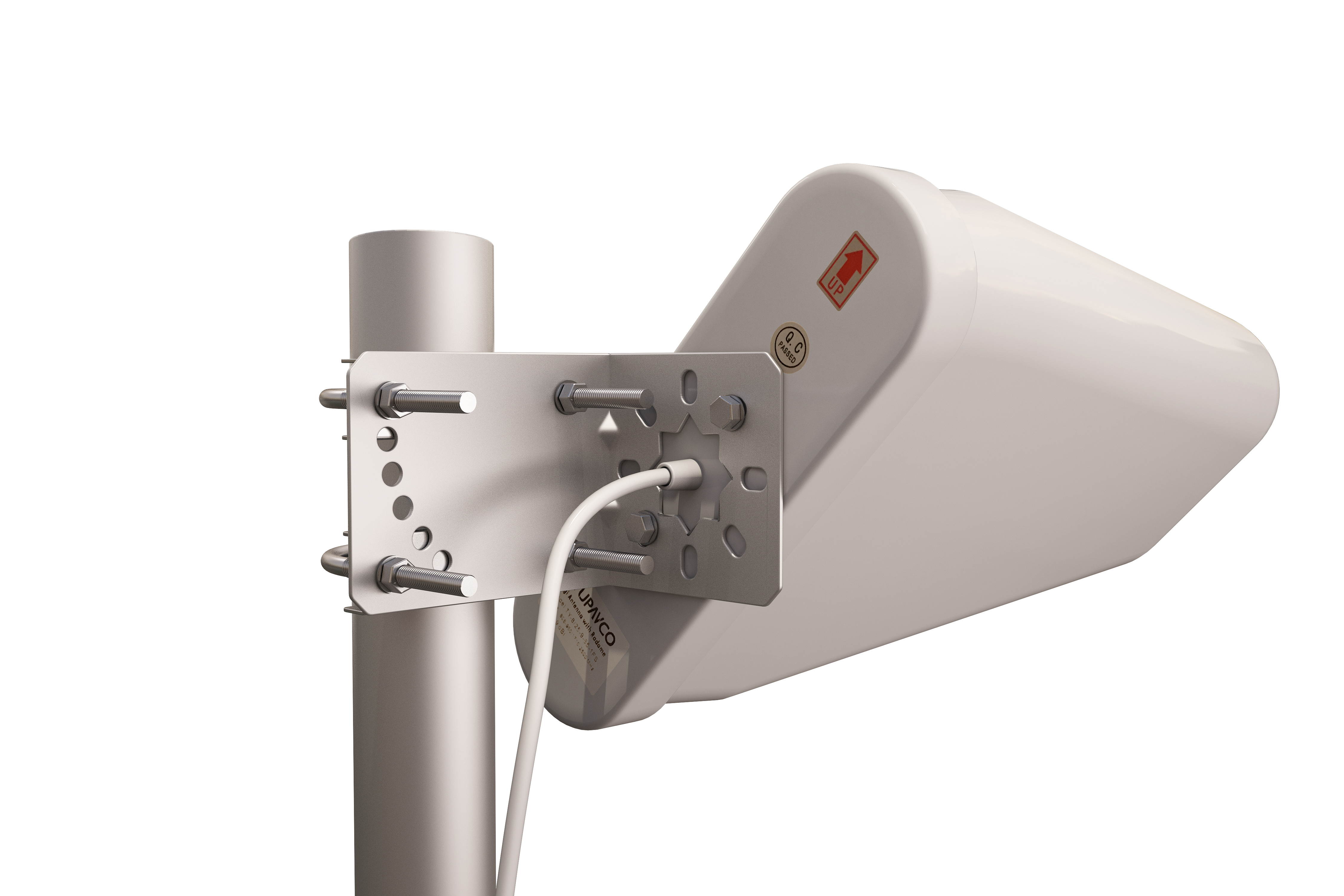 Yagi Directional Antenna-Tupavco TP514 - 3G/4G/LTE 9dBi 800MHz-960MHz and 1.7-2.5GHz 2FT Cable w/ Two Types of Connectors RP-SMA-Male and TS-9 - Cell Phone Signal Booster Log Periodic Cellular