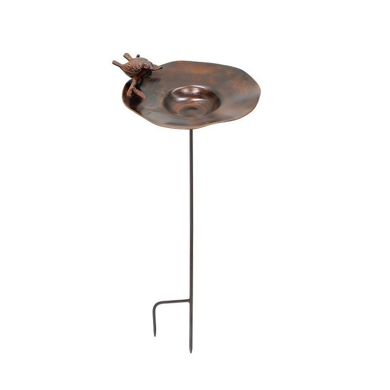 9" Classic II Birdbath with Tripod Stand Antique Copper - Achla Designs