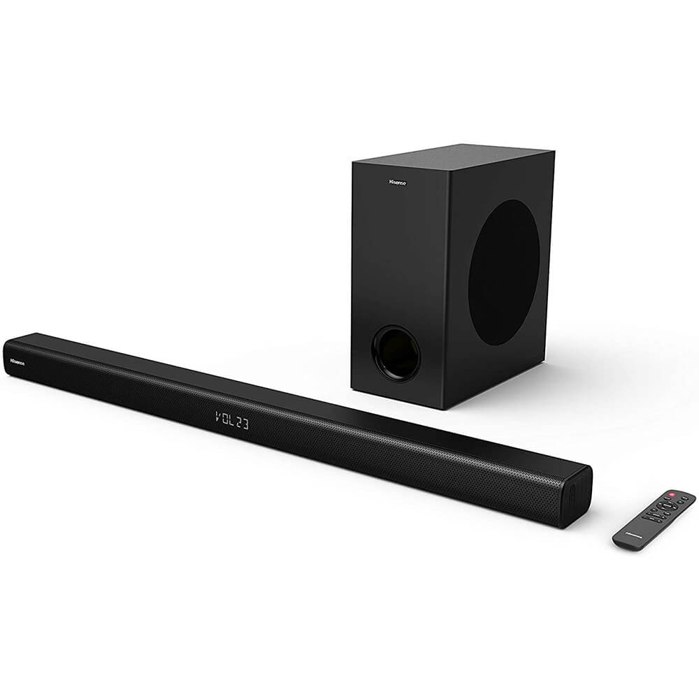 Hisense HS218 2.1 Channel Soundbar and Wireless Subwoofer