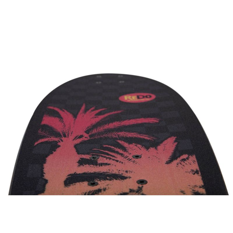 ReDo Skateboard Shorty Cruiser Palm Checkers Skateboard