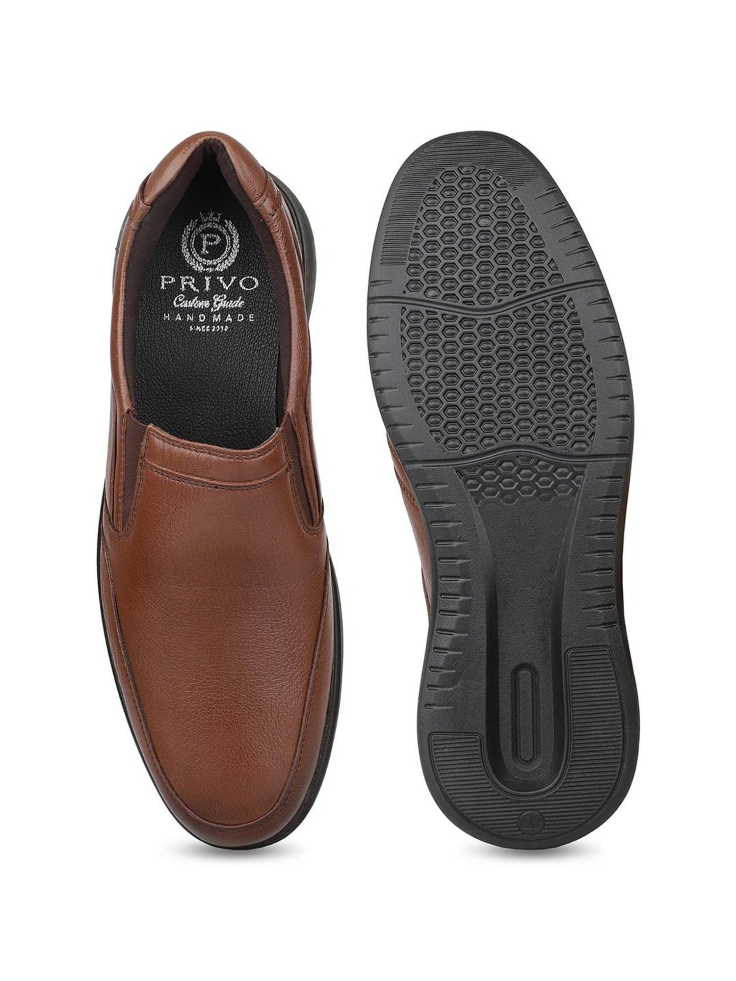 Privo by Inc.5 Men's Tan Formal Loafers