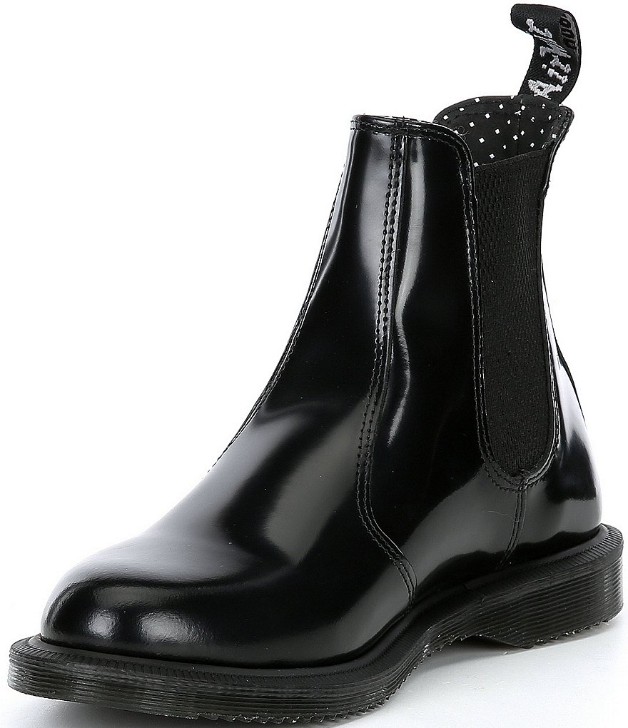Dr. Martens Women's Flora Polished Leather Chelsea Boots