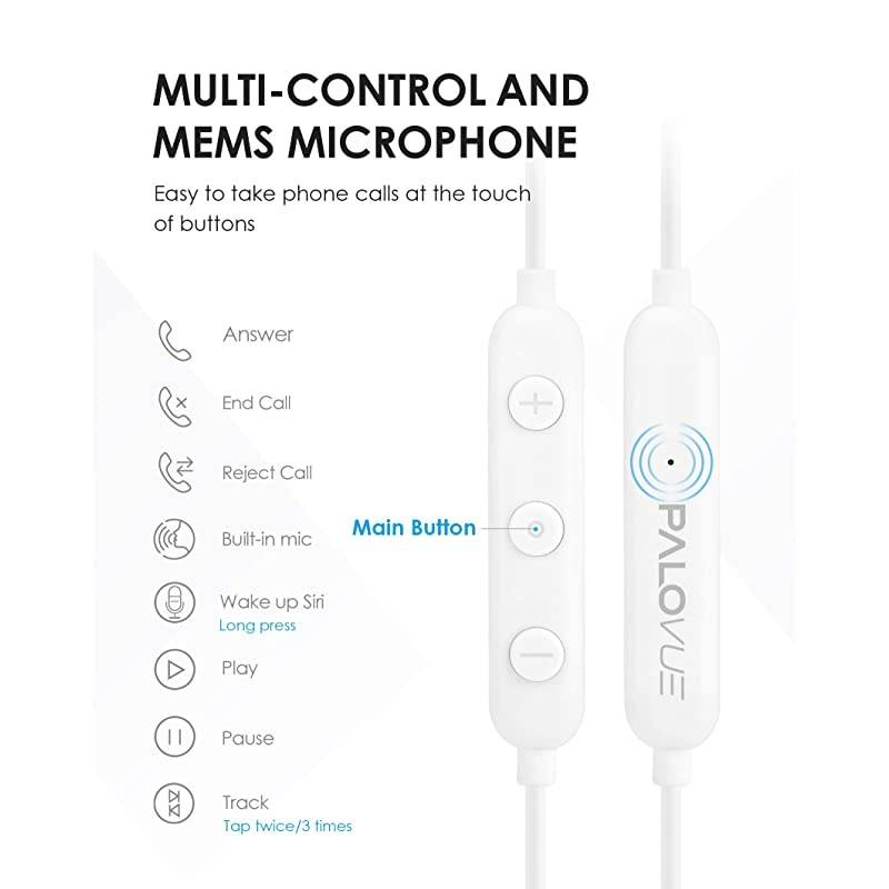 Lightning Headphones Earphones Earbuds Compatible iPhone 12 11 Pro Max iPhone X XS Max XR iPhone 8 Plus iPhone 7 Plus MFi Certified with Microphone Controller SweetFlow White