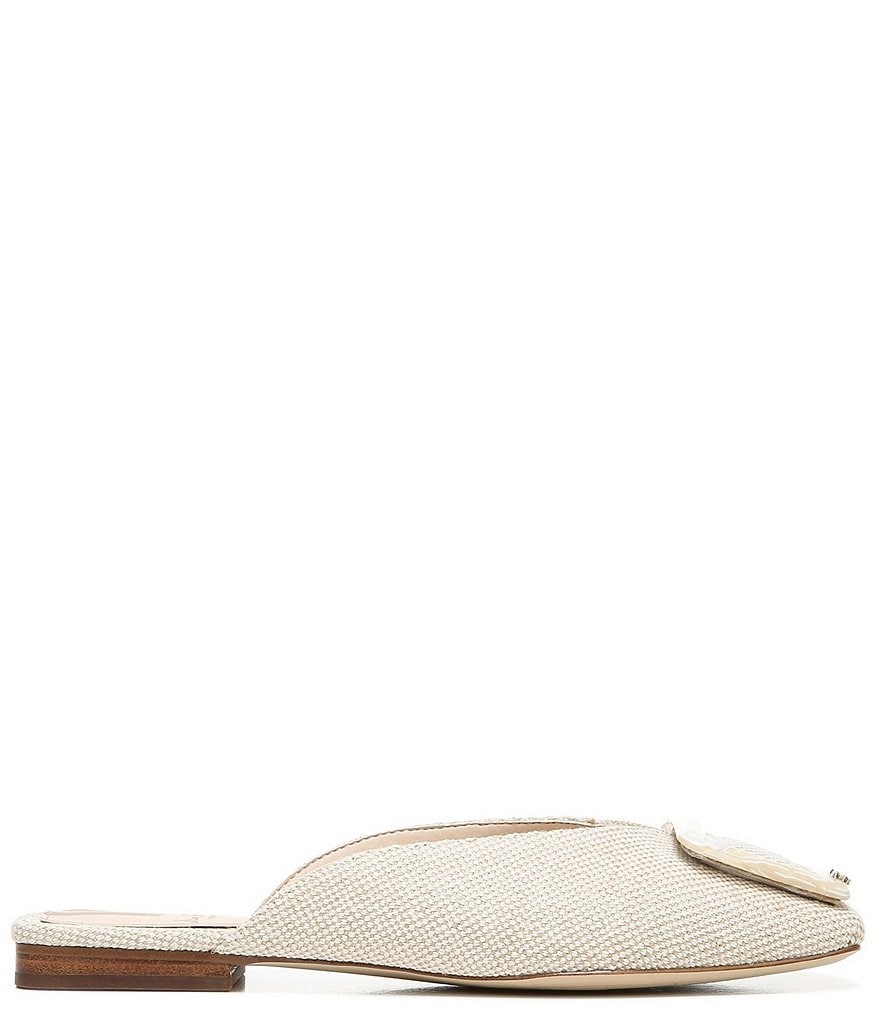 Sam Edelman Lavina Fabric Bit Buckle Mules