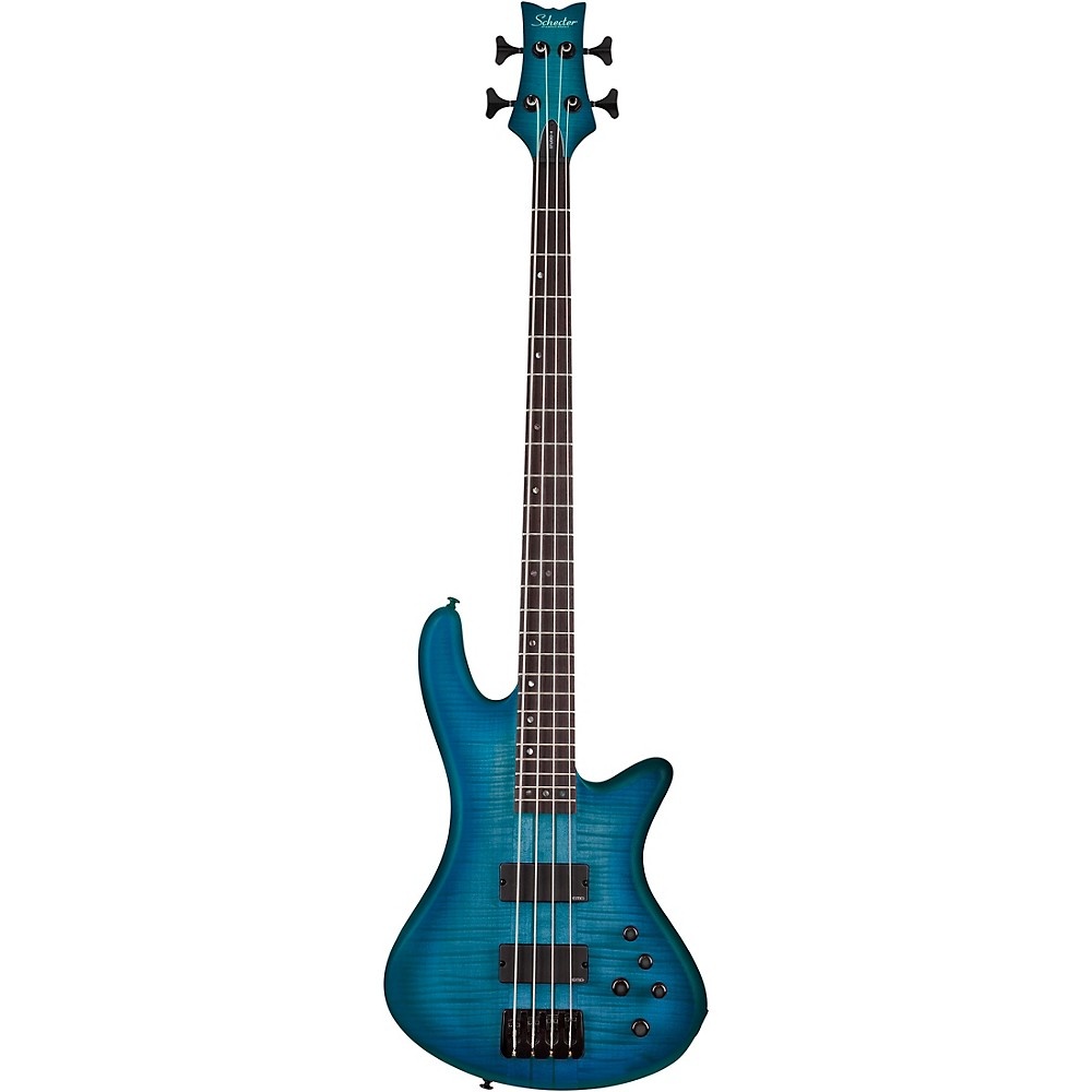 Schecter Guitar Research Stiletto Studio-4 Electric Bass Ocean Blue Burst