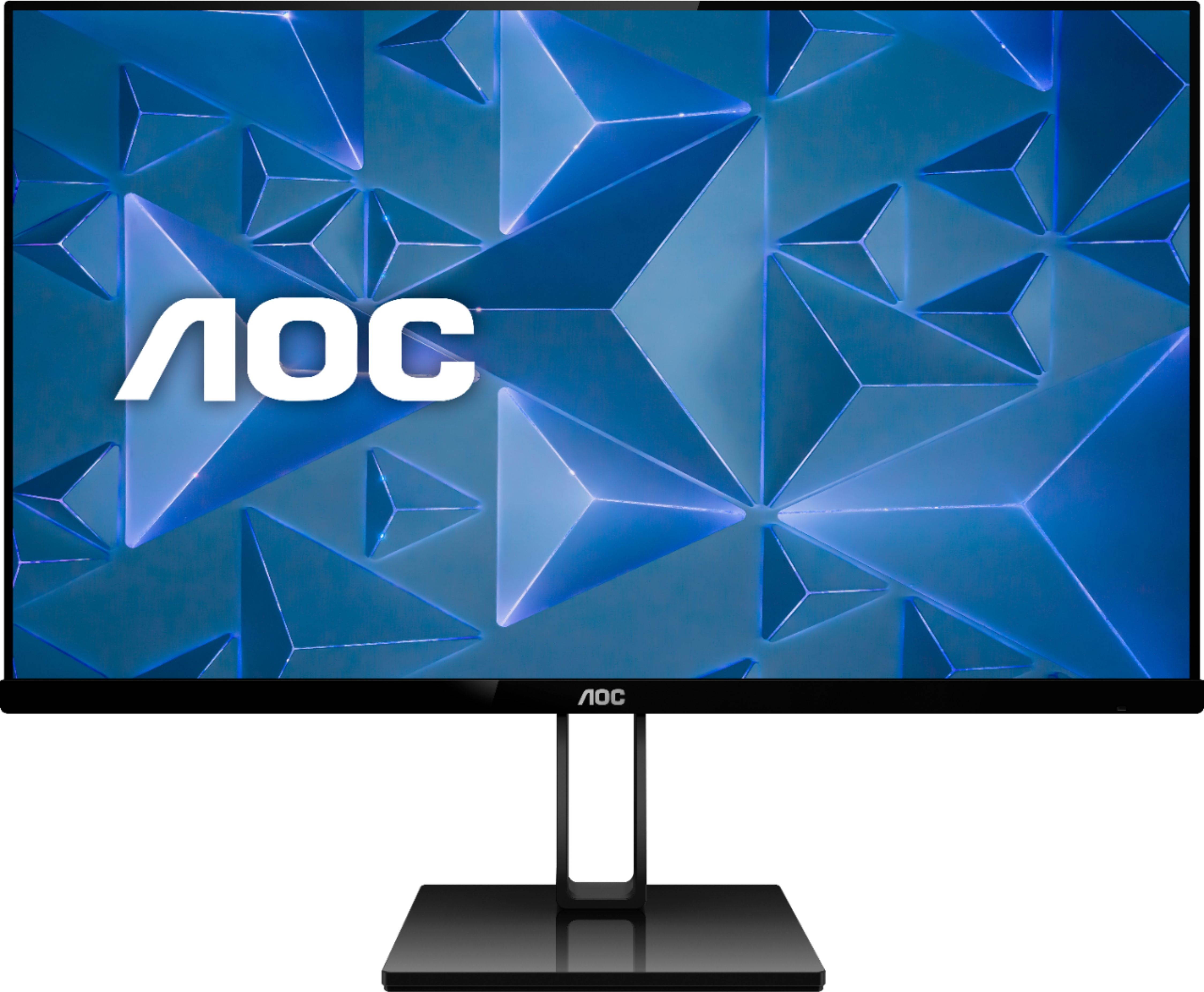 AOC - 27V2H 27" IPS LED FHD Ultra-Slim FreeSync Monitor (HDMI, VGA) - Black (27V2H)