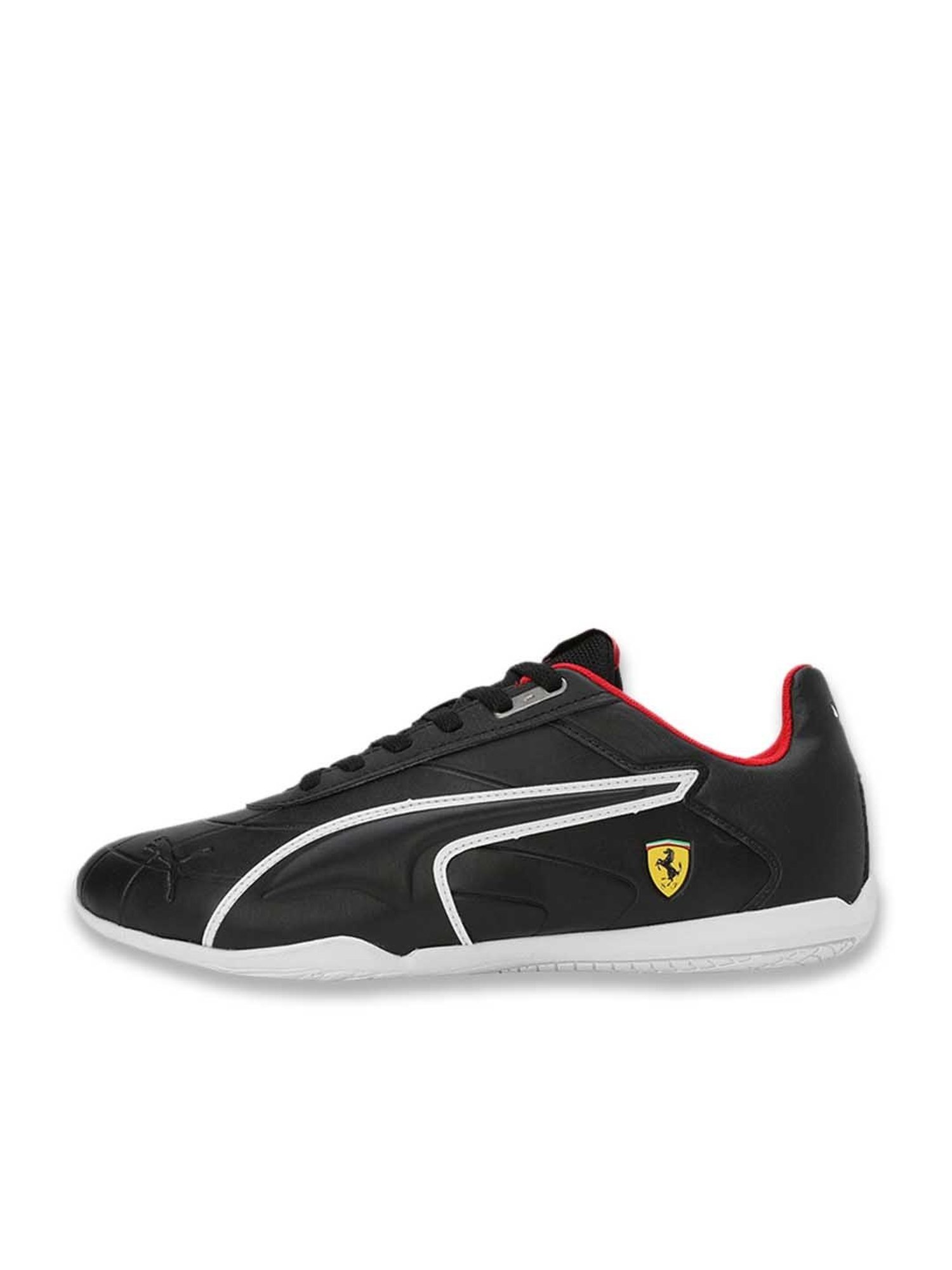 Puma Men's Scuderia Ferrari Tune Cat Black Casual Sneakers