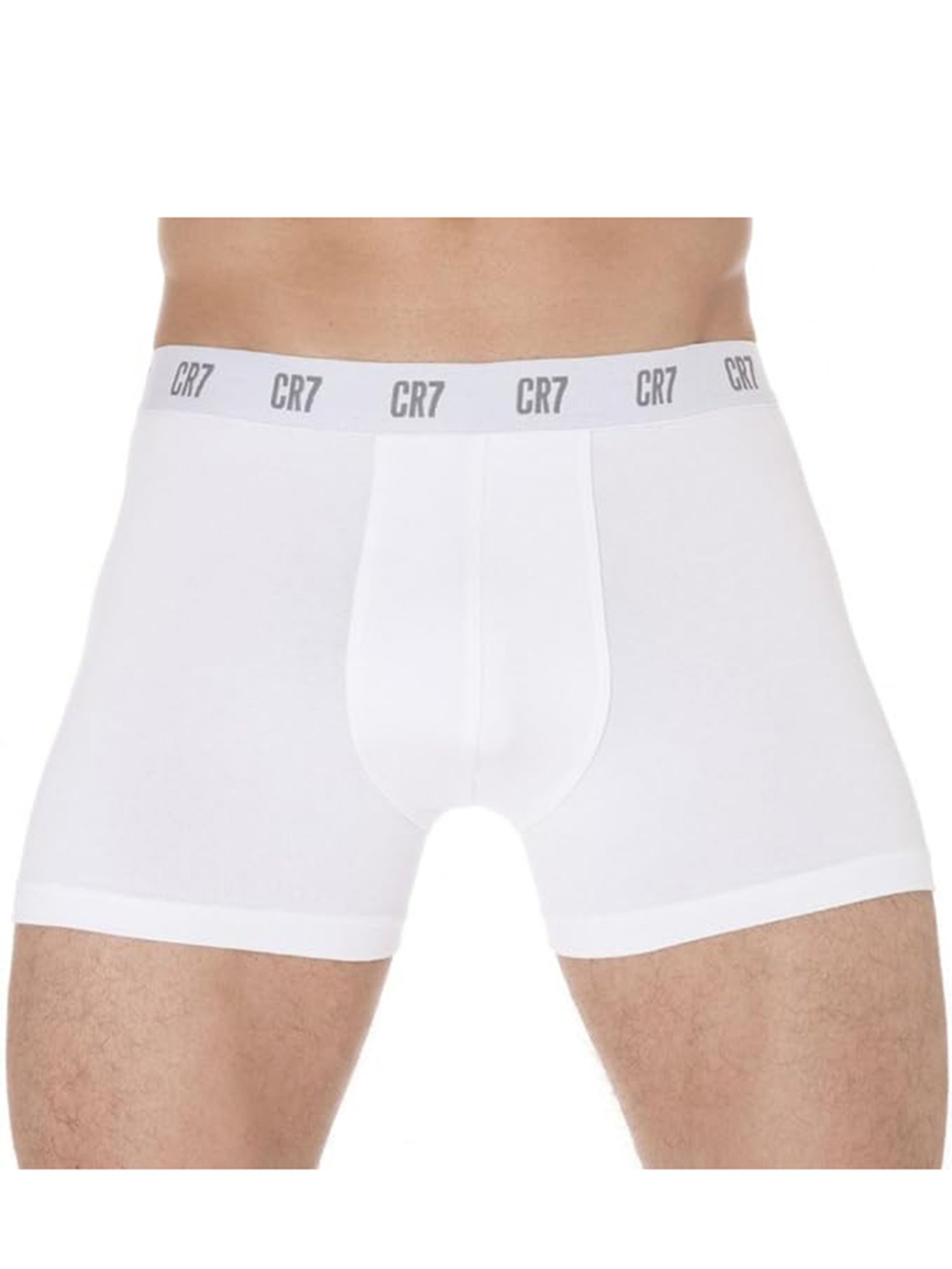 CR7 White Comfort Fit Basic Trunks - Pack of 3