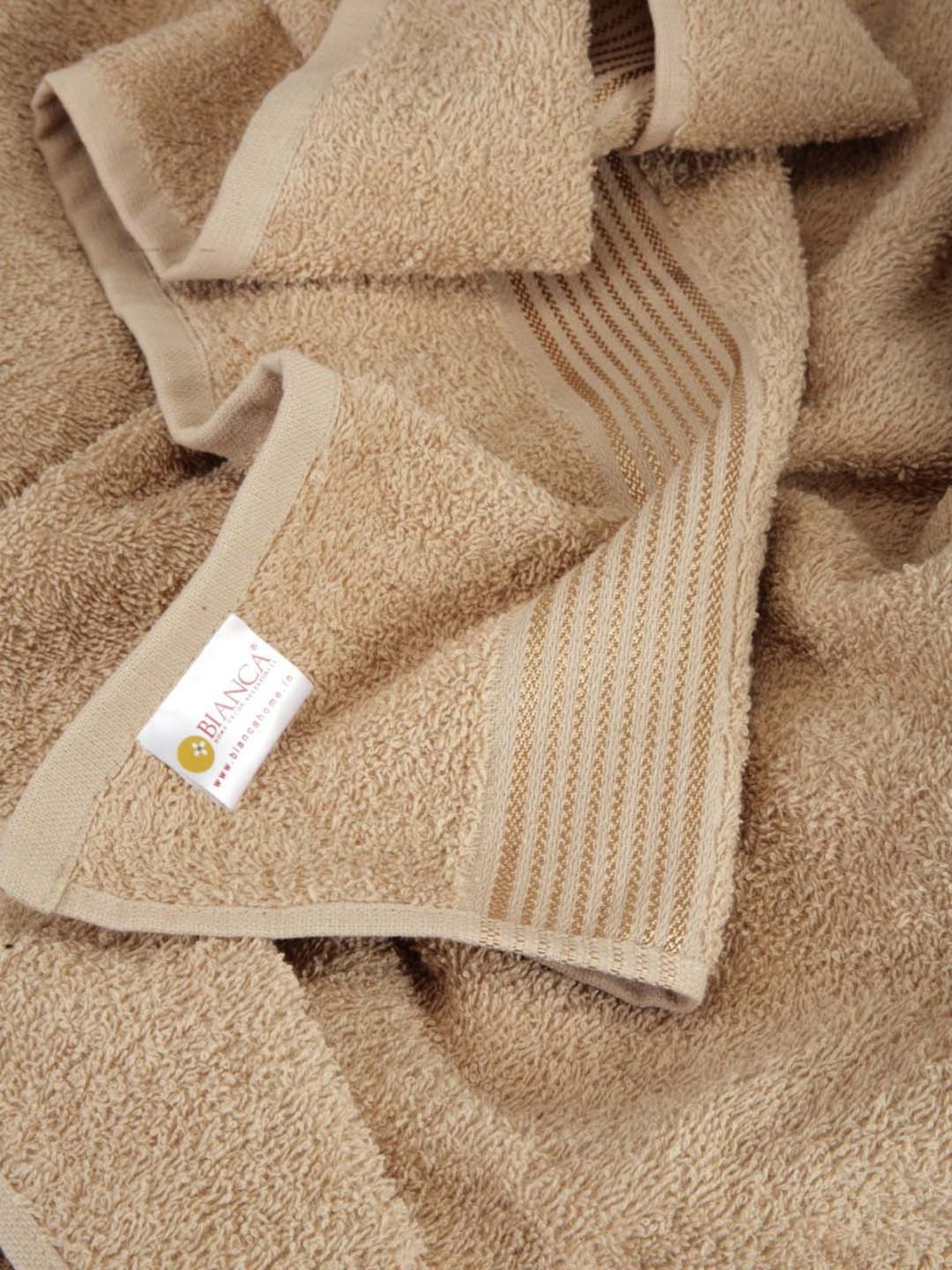 LORENA 100% Cotton Super-Soft Terry Towels -2pc Bath Towel (d`ross) solid-multi