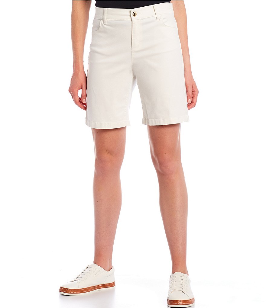 KENDALL + KYLIE White High Rise Sports Shorts