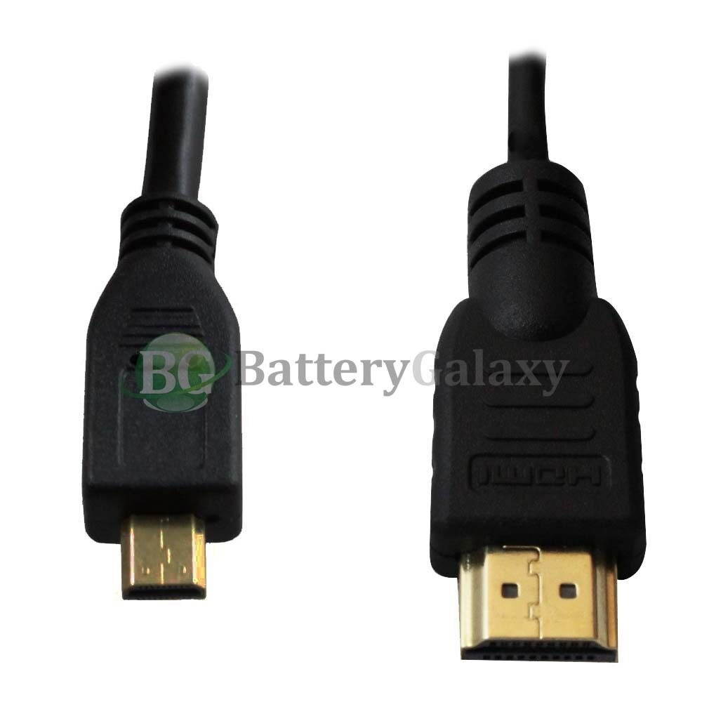 2X 6FT HDMI to Micro HDMI Cable for  EVO 4G  Xoom Atrix 2 Droid X HOT
