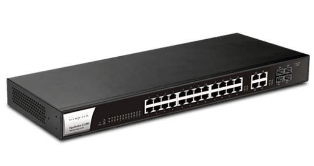 DrayTek Switch G1280-IPT 28-Port Web Smart Managed Gigabit Switch