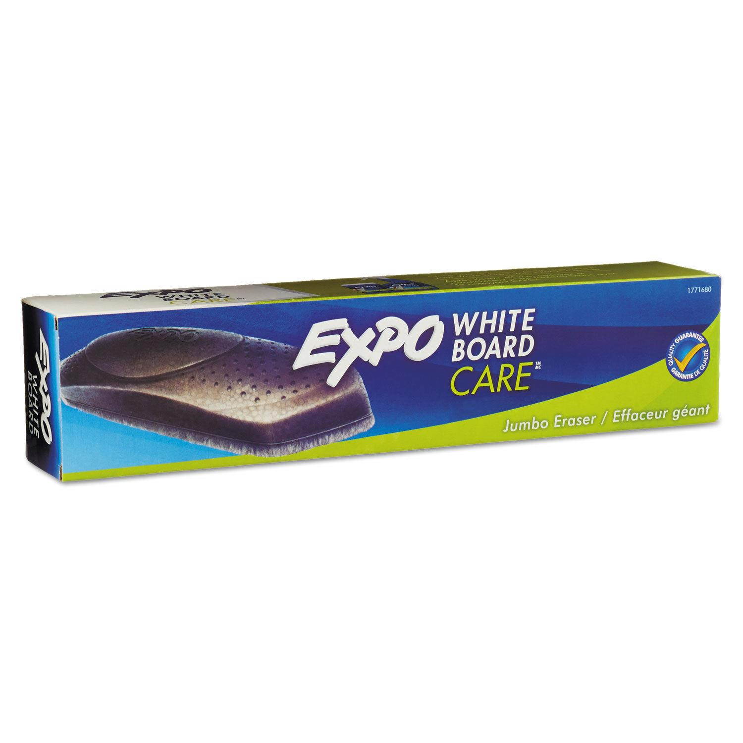 Expo Jumbo White Board Dry Eraser, Felt, Black 1771680 New