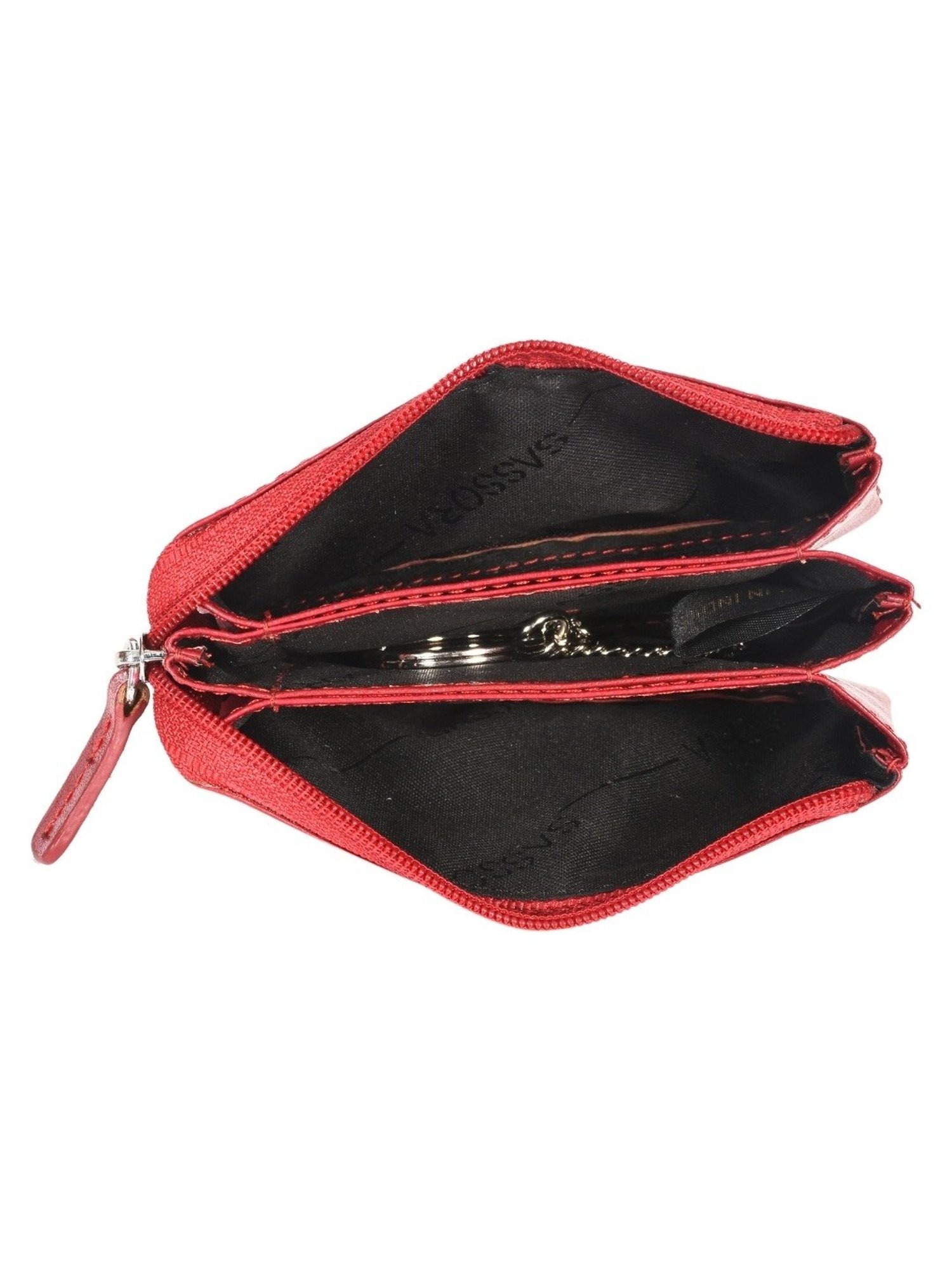 SASSORA JONAS Red Leather Wallet