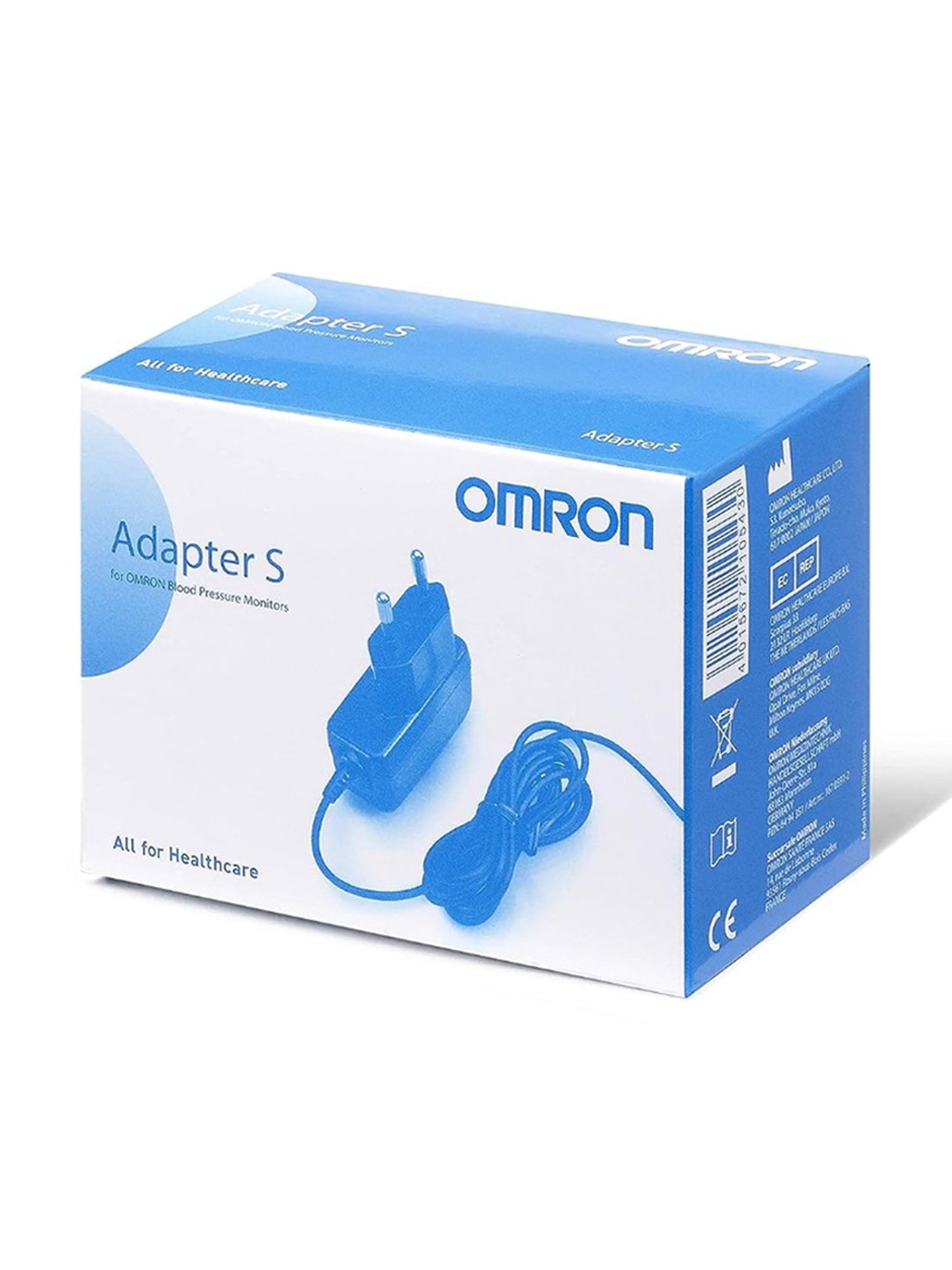 Omron 240 Volts AC Adapter for Omron Blood Pressure Monitors (Black)