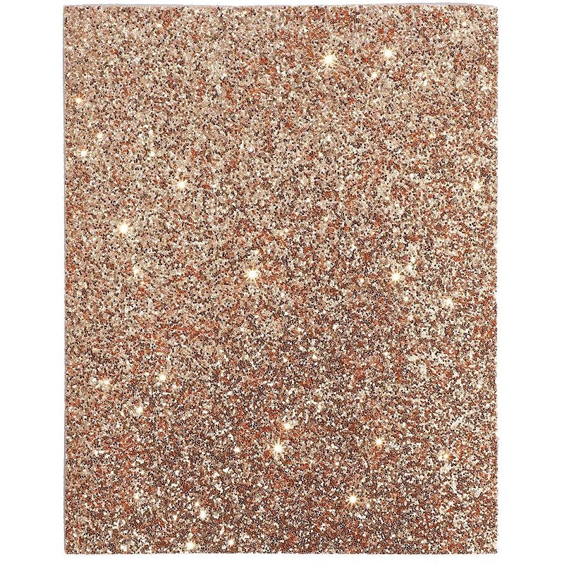 Bright Creations Rose Gold Glitter Cardstock Paper (30 Sheets) 8.5 x 11 Inches