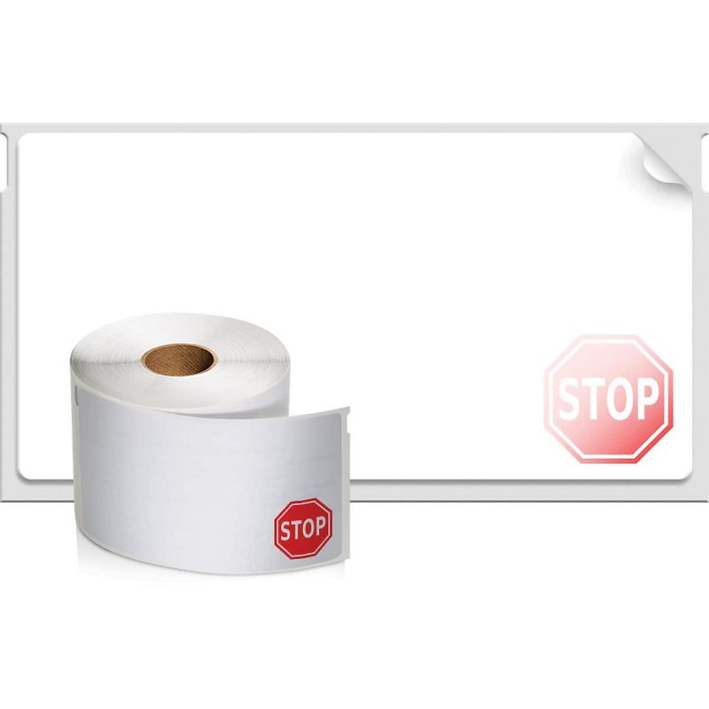 DYMO Visitor Management Time-Expiring Name Badges Adhesive 2-1/4 x 4 250/Box 30911