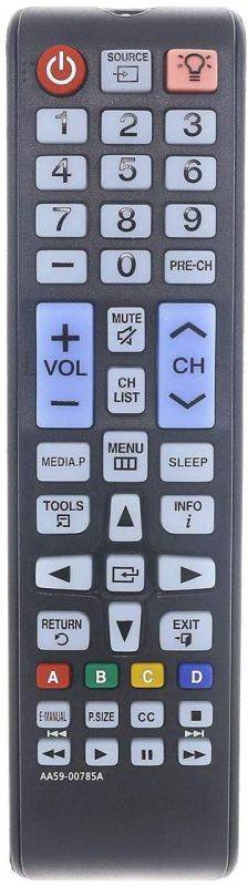 Aurabeam TV Remote Control for/fit Samsung AA59-00785A for PN43F4500 PN43F4500AF PN43F4500AFXZA PN43F4550 PN43F4550AF PN43F4550AFXZA pn51 PN51F4500 PN51F4500AF PN51F4500AFXZA PN51F4550 (AA5900785A)