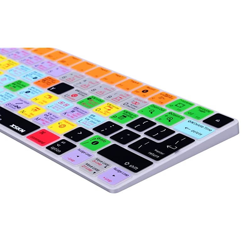 for Magic Keyboard Shortcut Ableton Live Keyboard Cover Durable Ableton Hotkeys Silicone Keyboard Skin for Apple Magic Keyboard MLA22LLA MLA22BA