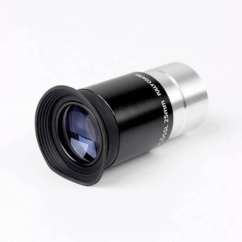 25mm Plossl Telescope Eyepiece 4Element Plossl Design Threaded for Standard inch Astronomy Filters Plossl 25mm