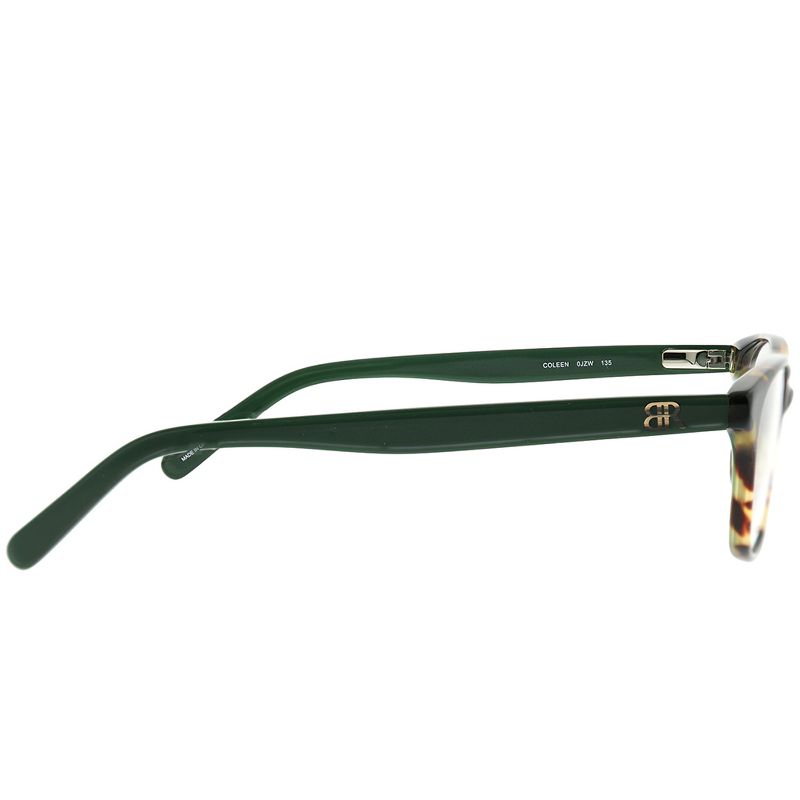 Banana Republic  JZW Unisex Rectangle Eyeglasses Olive Tortoise 49mm