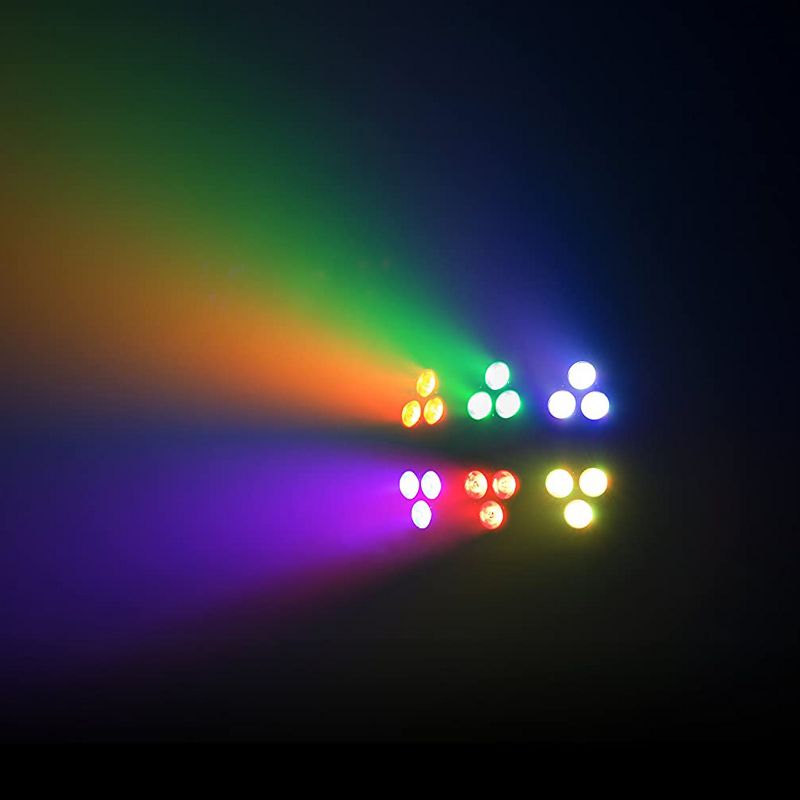 Chauvet DJ Wash FX2 Professional Quad Color Multi Purpose LED Effect Lighting Kit (4 Pack)