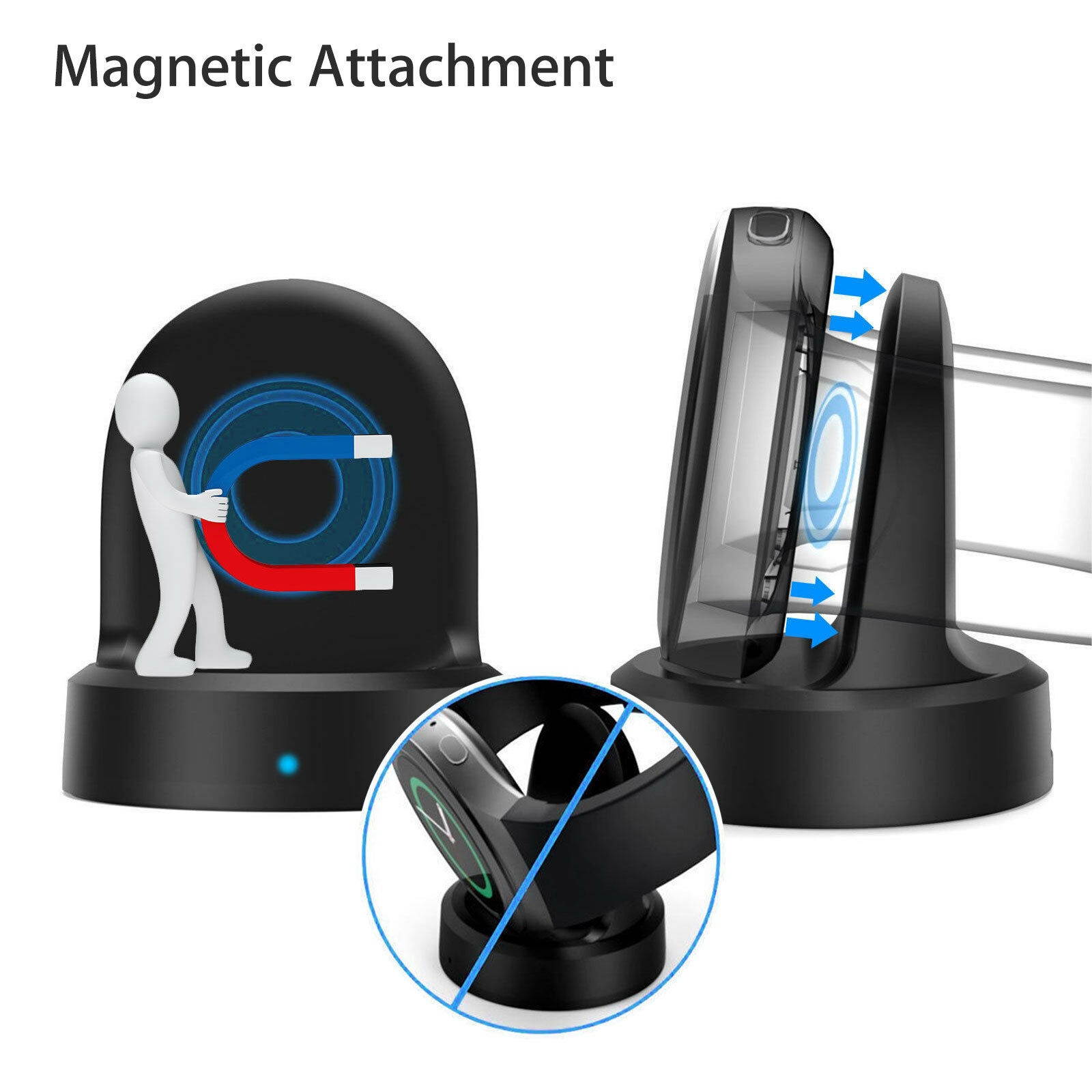 Wireless Charger Charging Dock for  Galaxy galaxy watch 42mm 46mm