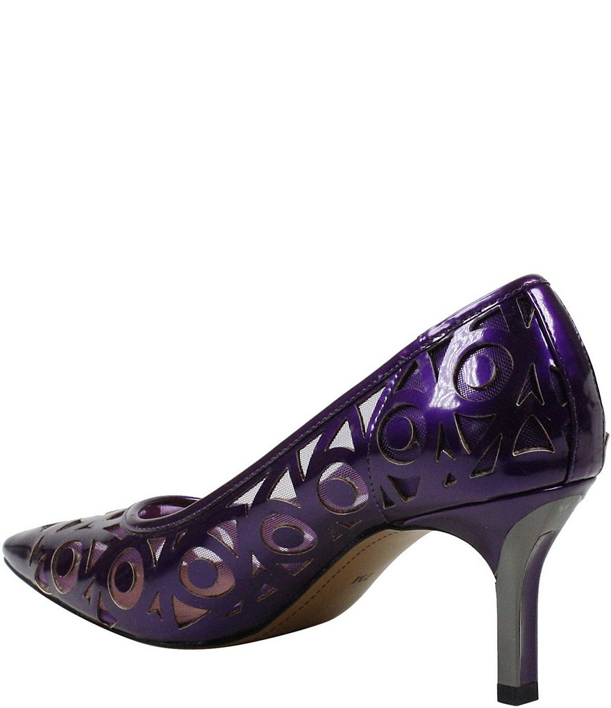 J. Renee Jameena Patent Laser Cut Pumps