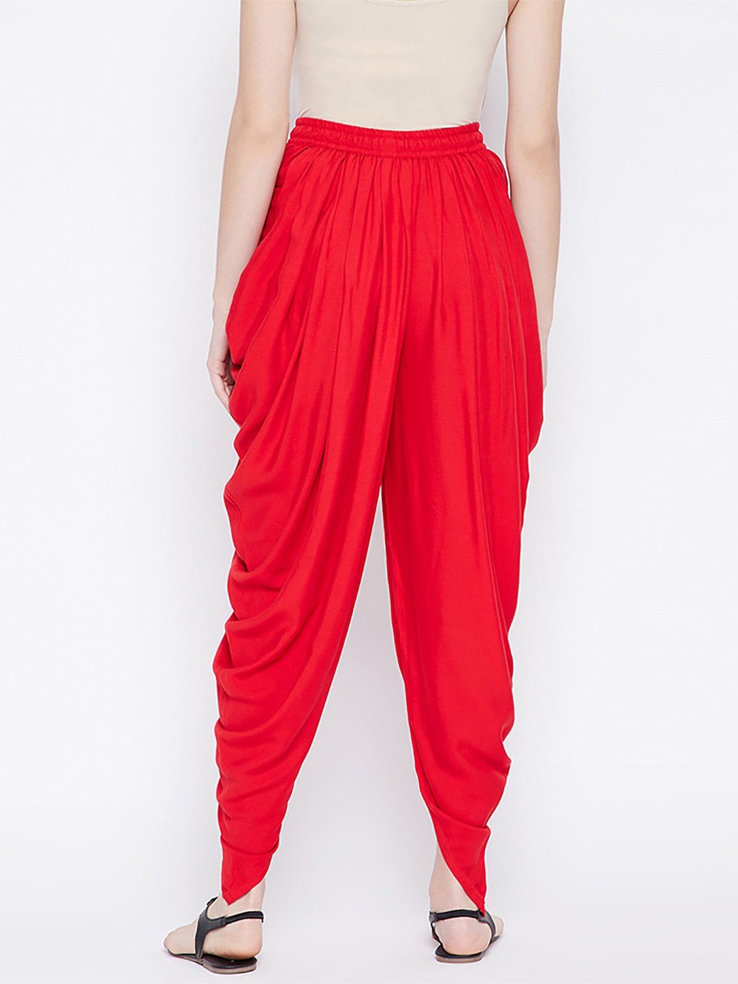 Castle Red Regular Fit Dhoti Pants