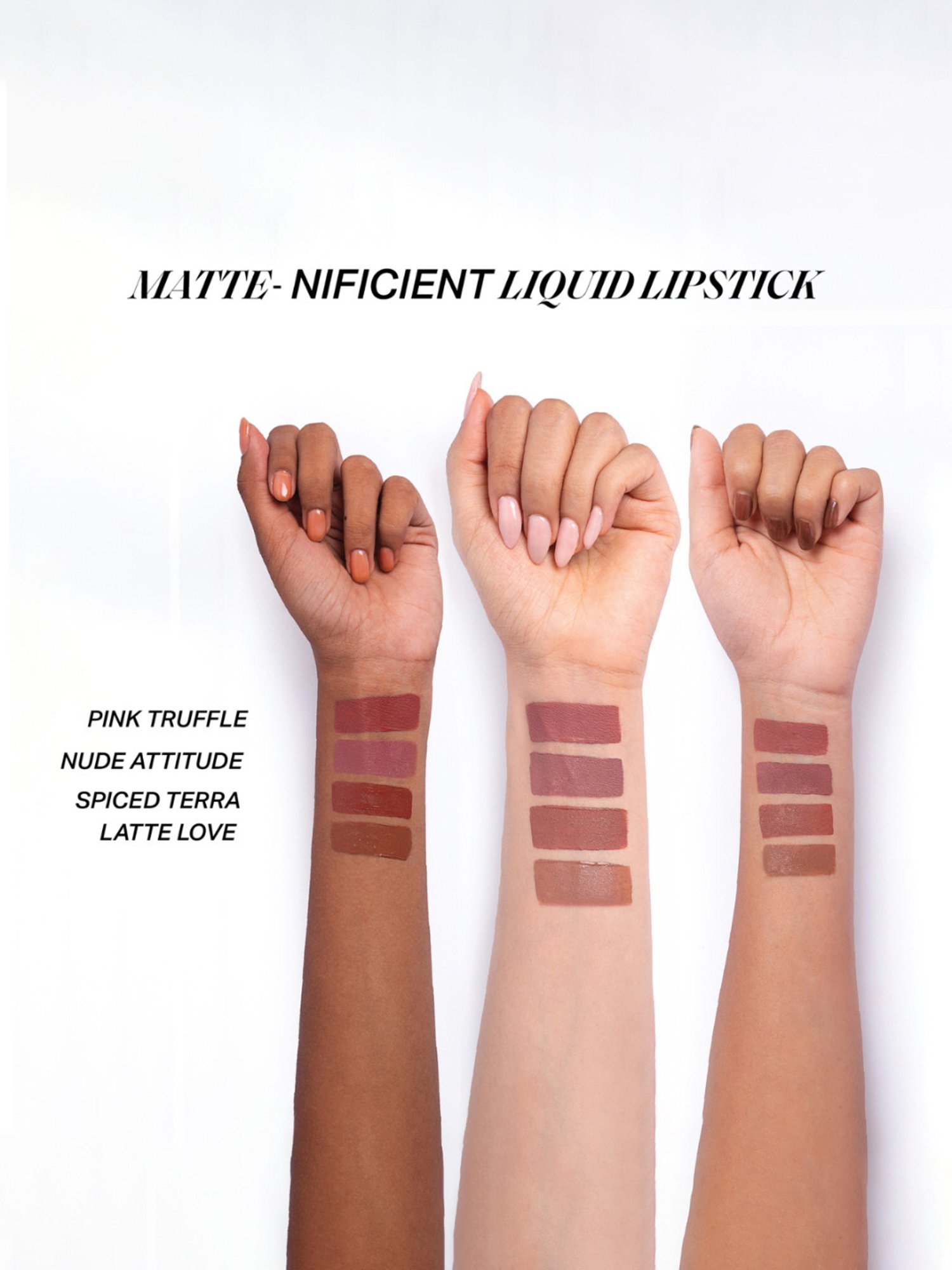 DIAM BEAUTY Matte-nificient Liquid Lipstick Nude Attitude - 6 ml