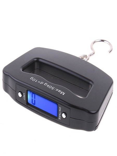 50Kg/10g 50KG 10G LCD Digital Hanging Travel Suitcase Luggage Scale Pocket Electronic weighing Scale with strap