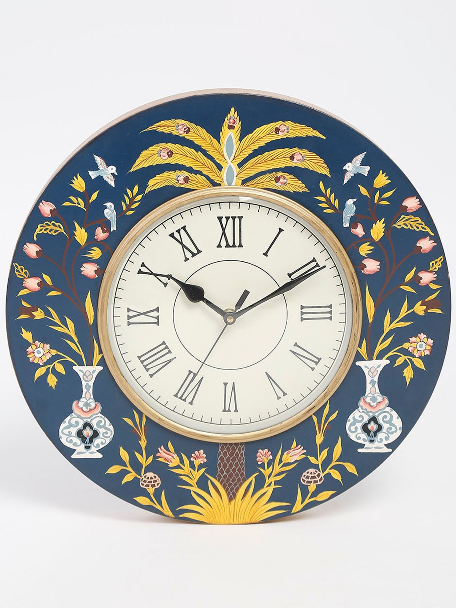 Fabindia Pashav Handainted Wall Clock