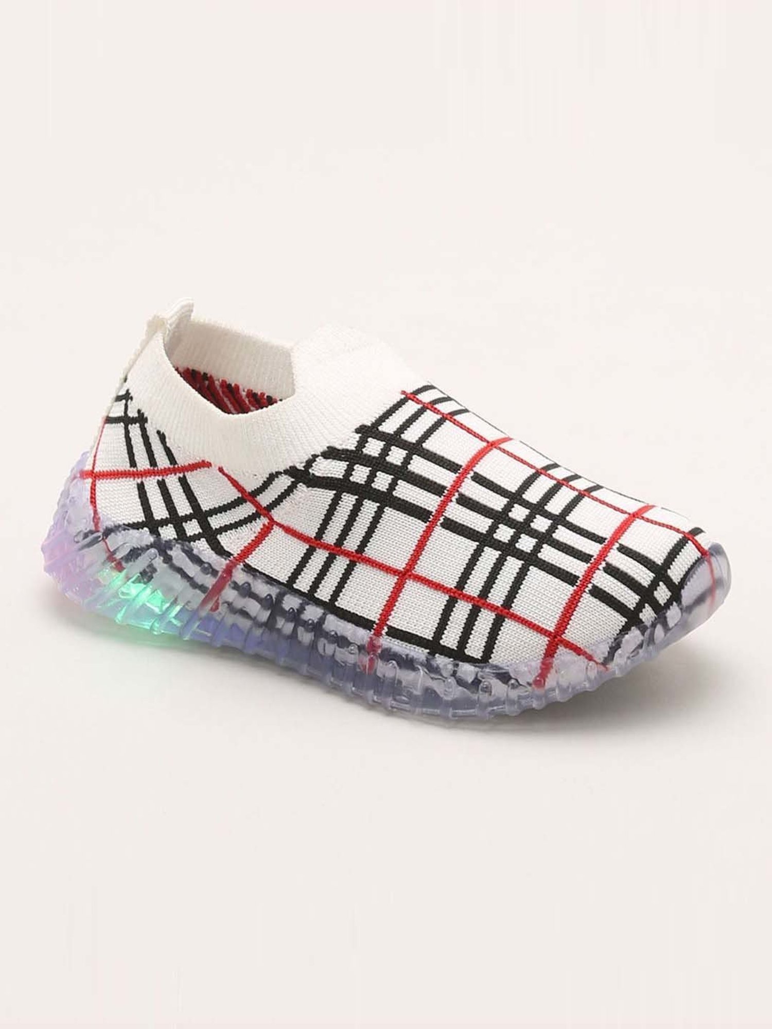 Priaansha Kids White Casual Slip-Ons