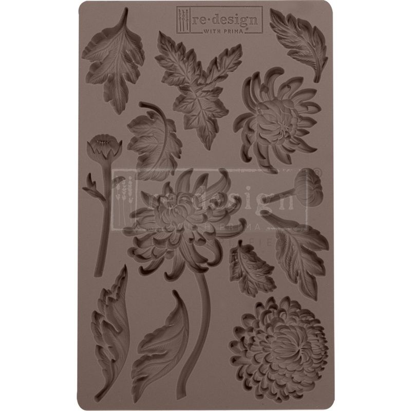 Prima Marketing Re-Design Mould 5"X8"X8mm-Botanist Floral