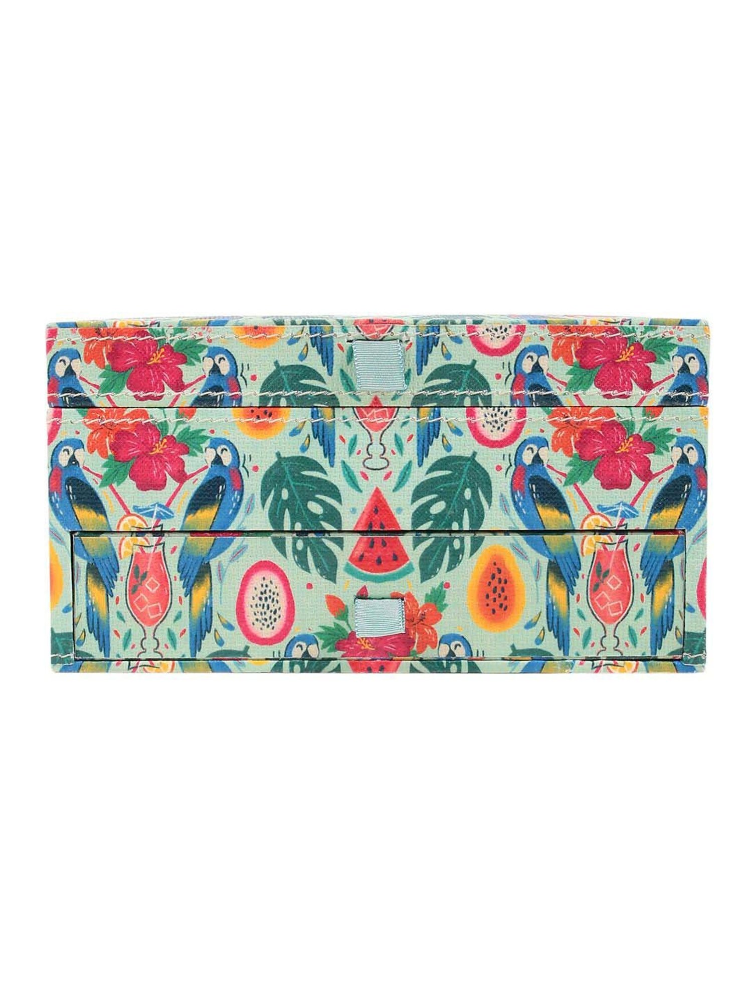 Chumbak Mint Green Birdy Bunch Jewellery Box - Set of 1