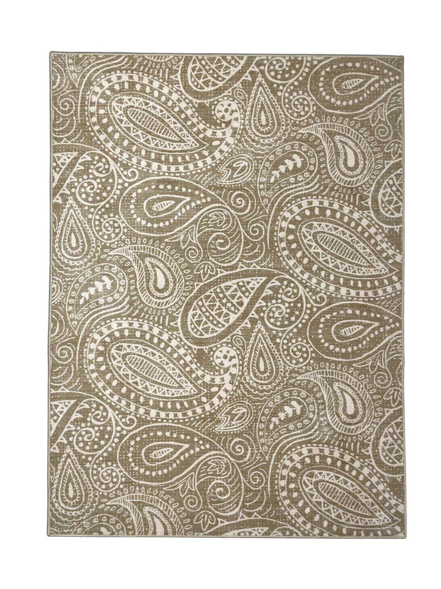 Welspun Blissful Brown Polyester 400 GSM Anti Skid Carpet