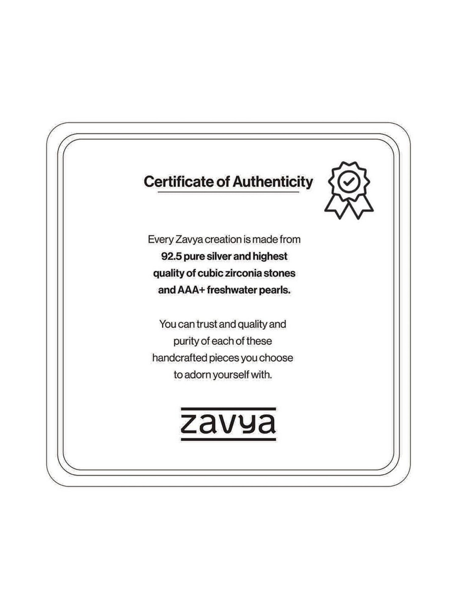 Zavya 925 Sterling Silver Radiant Glow Stud Earrings For Women