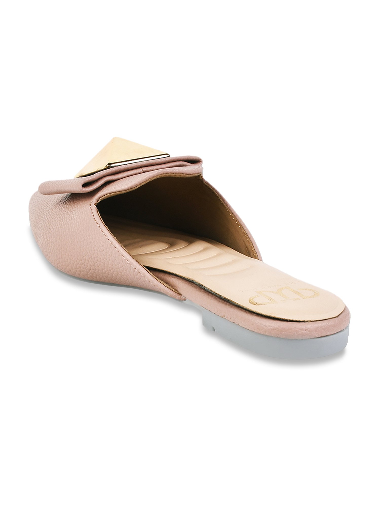 The White Pole Women's Pink Mule Shoes