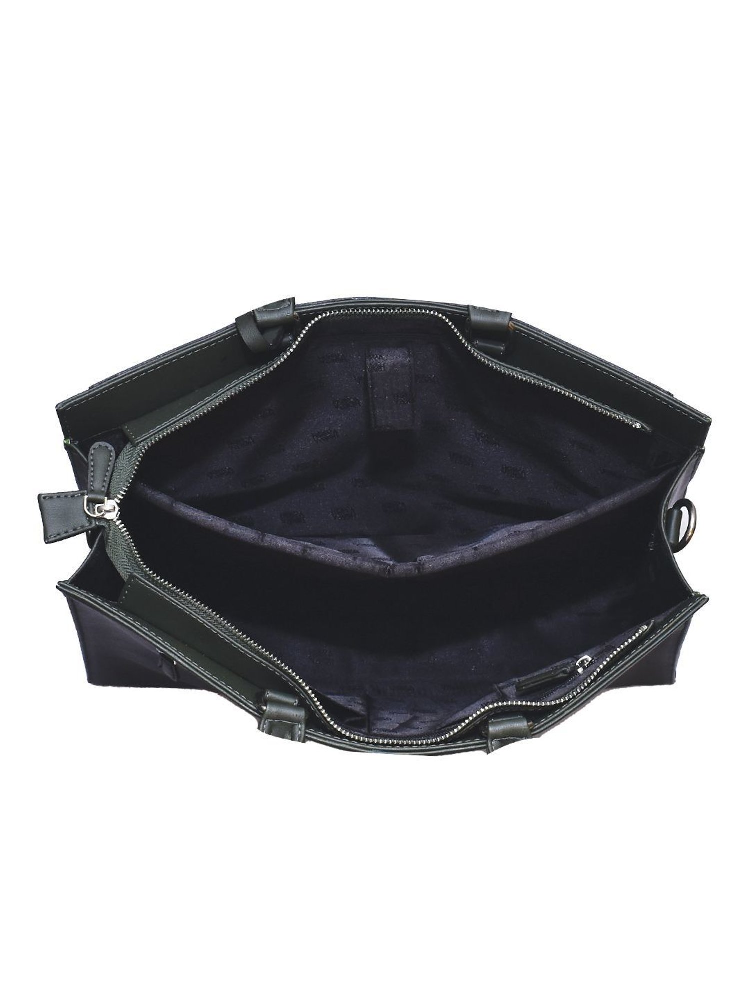 Horra Black Large Satchel Handbag