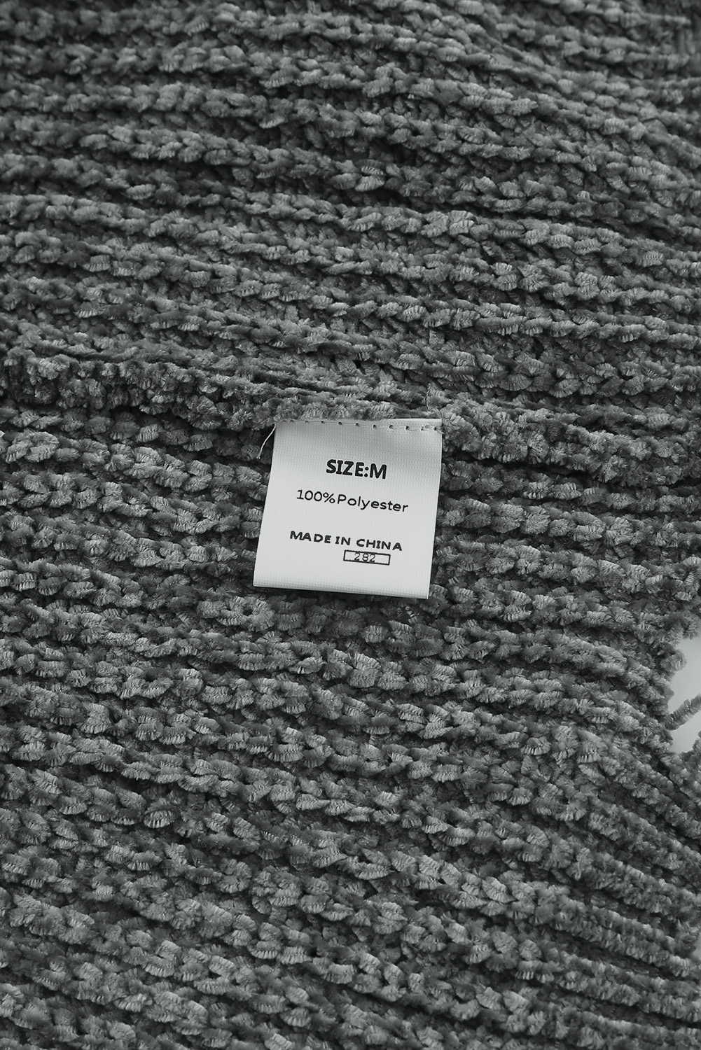 Yellow Drop Shoulder Henley Pullover Sweater With Slits