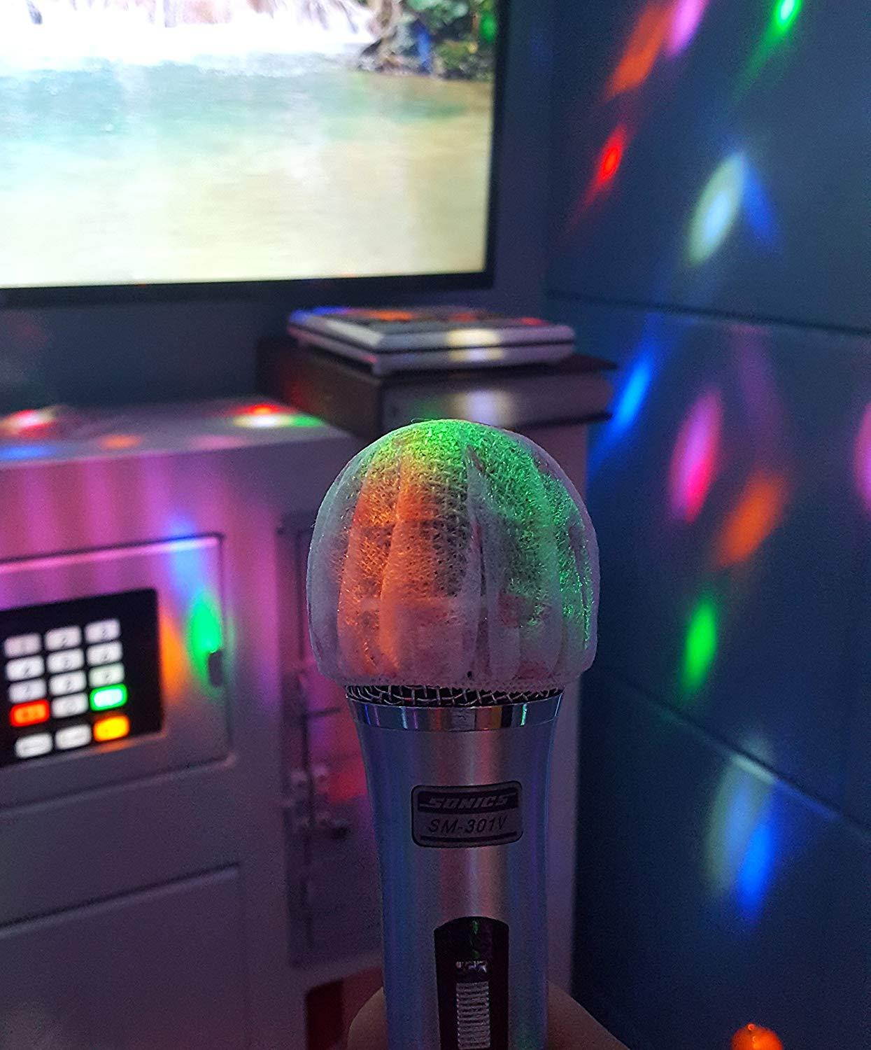 100 Count Microphone Hygiene Cover Odor Removal Disposable Mike Sponge