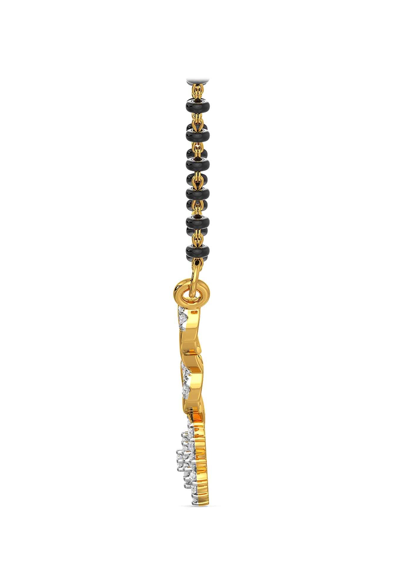 Waman Hari Pethe Jewellers 18k Gold & Diamond Mangalsutra for Women