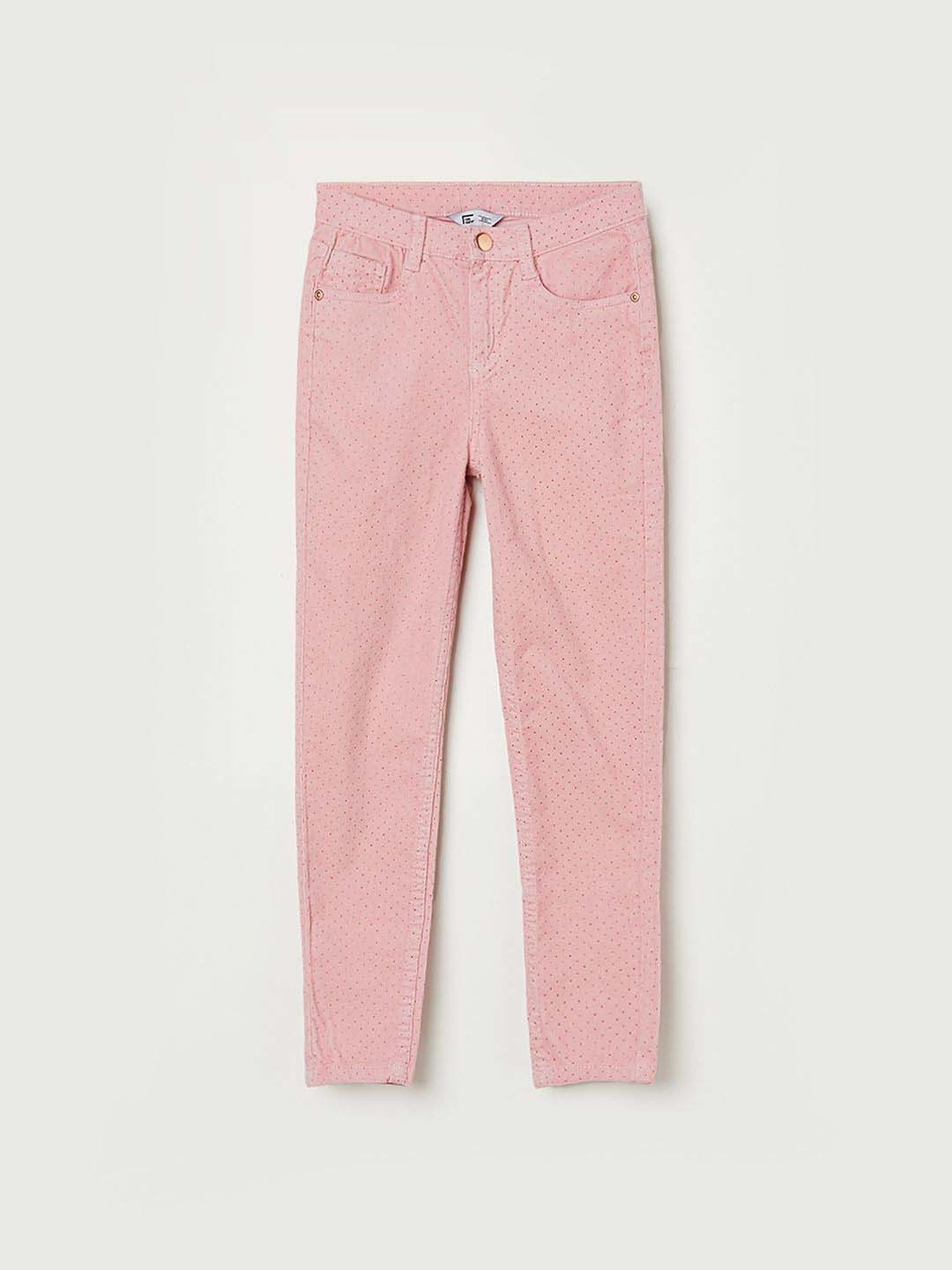 Fame Forever by Lifestyle Girls Pink Cotton Printed Pants