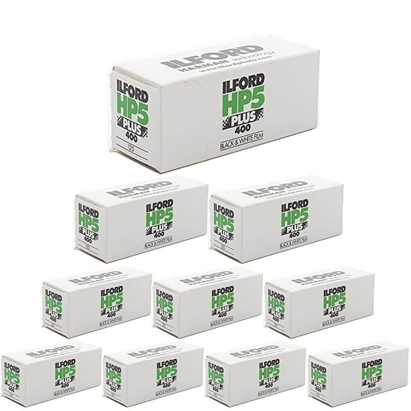 10 Rolls  HP5 400 120 Film