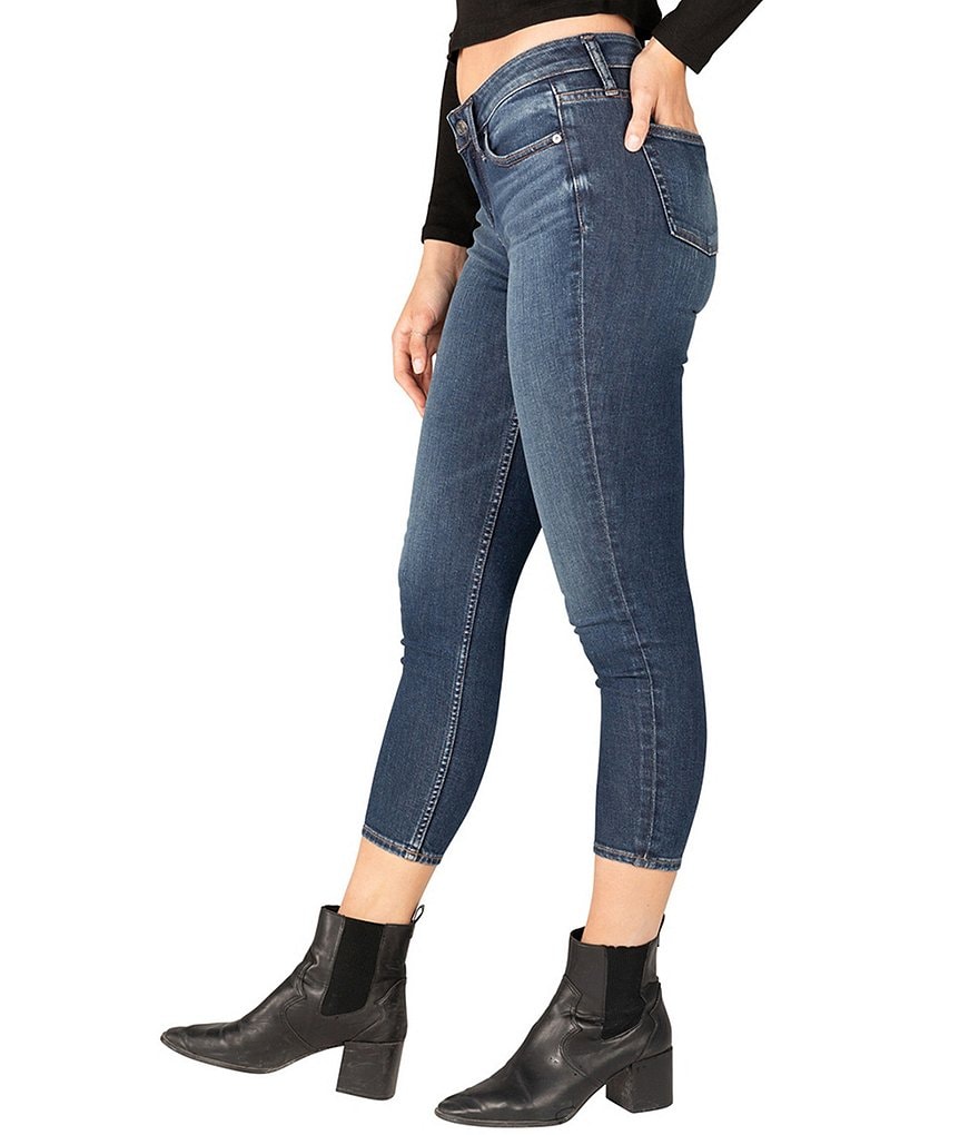 Silver Jeans Co. Suki Cropped Skinny Jeans